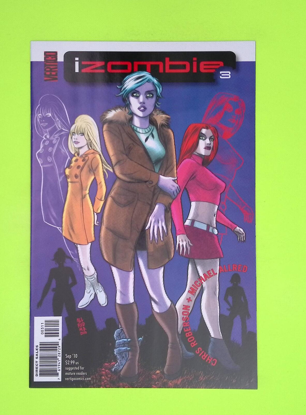 I, Zombie #3 2010 Vertigo 8.0 Comic Book K47-1