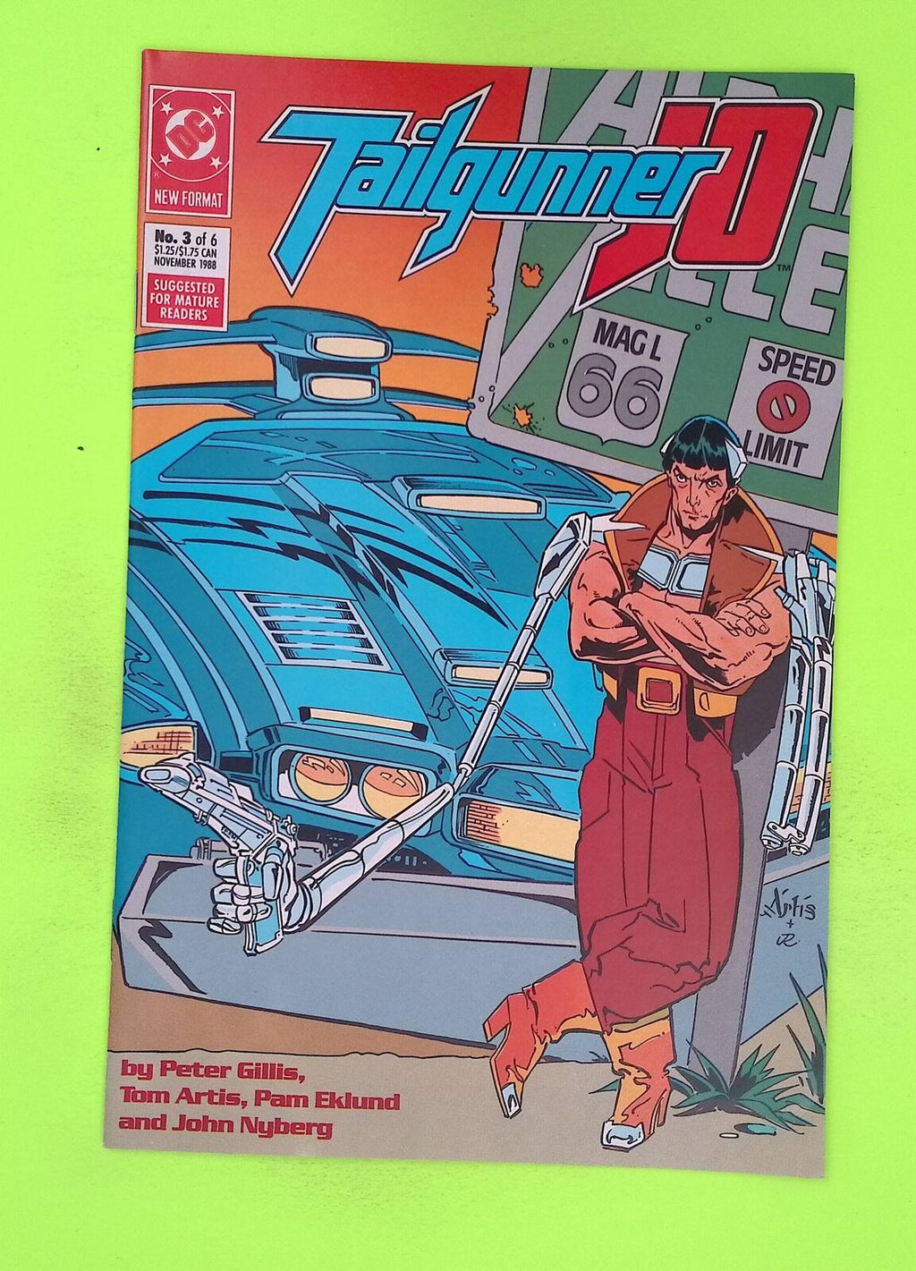Tailgunner Jo #3 1988 DC Comics High Grade Comic Book L54-180
