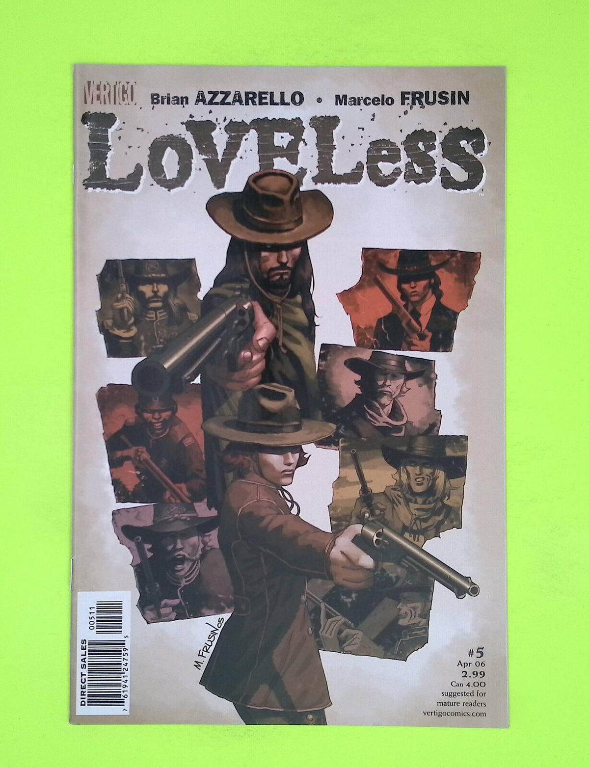Loveless #5 2006 Vertigo High Grade Comic Book A96-120