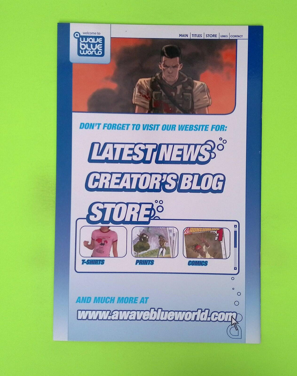 Adrenaline #3 A Wave Blue World High Grade Comic Book P79-110
