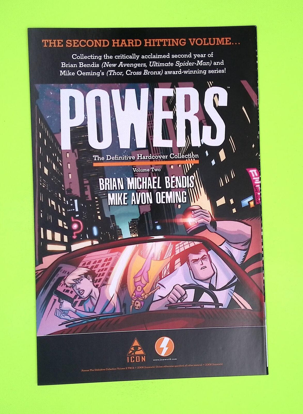 Powers #23 Vol. 2 Icon 8.0 Comic Book A56-34