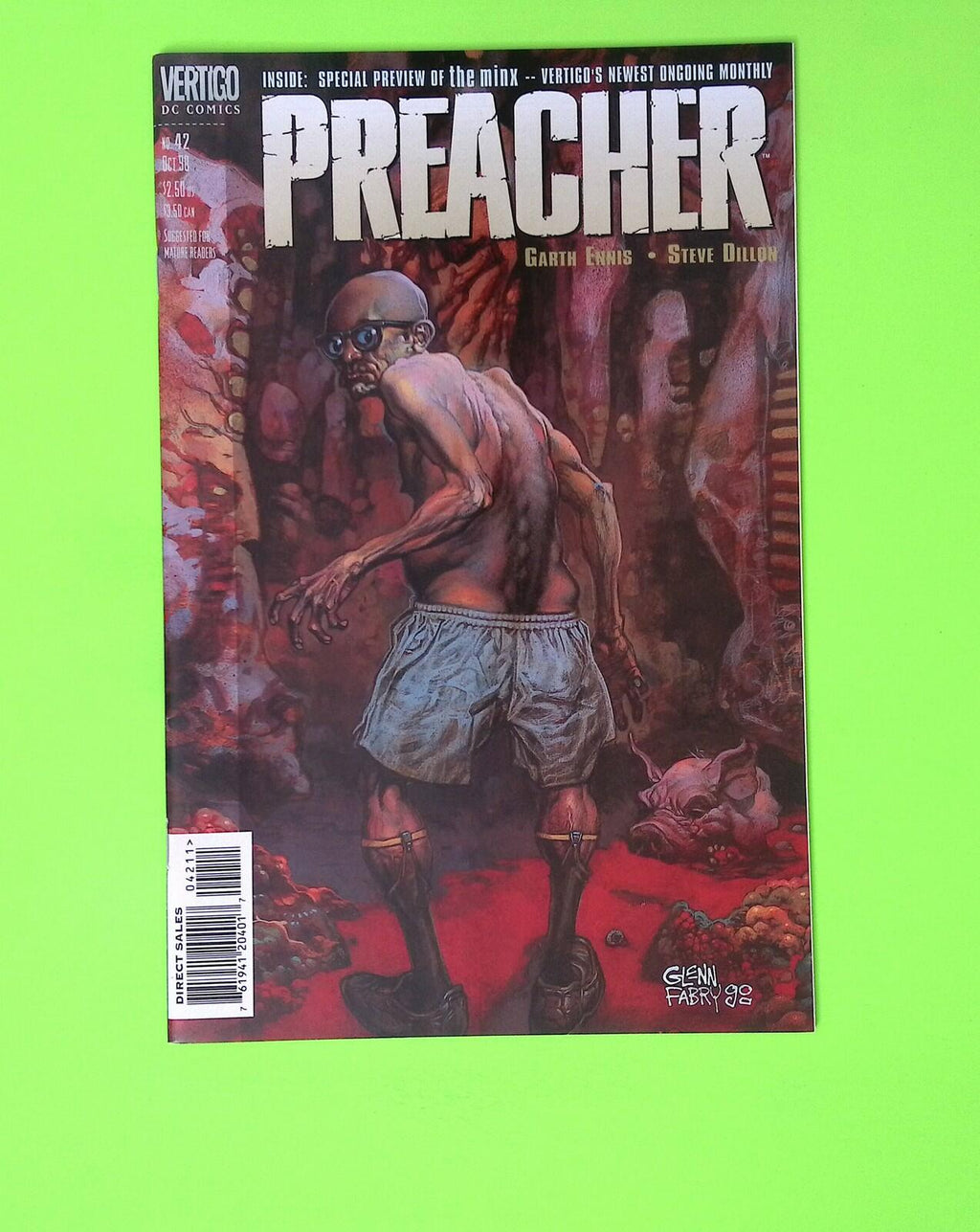 Preacher #42 1998 Vertigo Higher Grade Comic Book B55-164