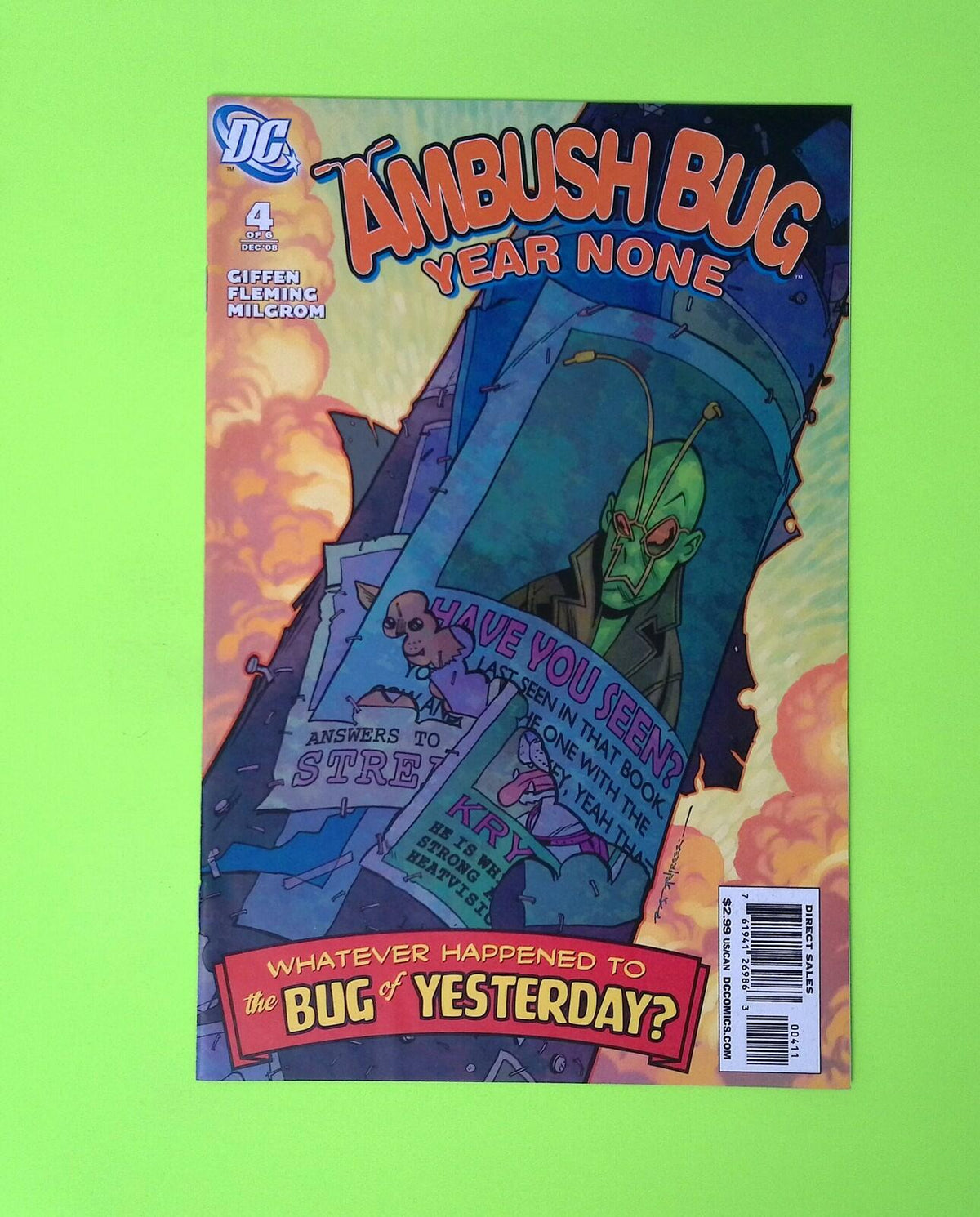Ambush Bug Year None #4 2008 DC Comics 8.0 Comic Book Q73-234
