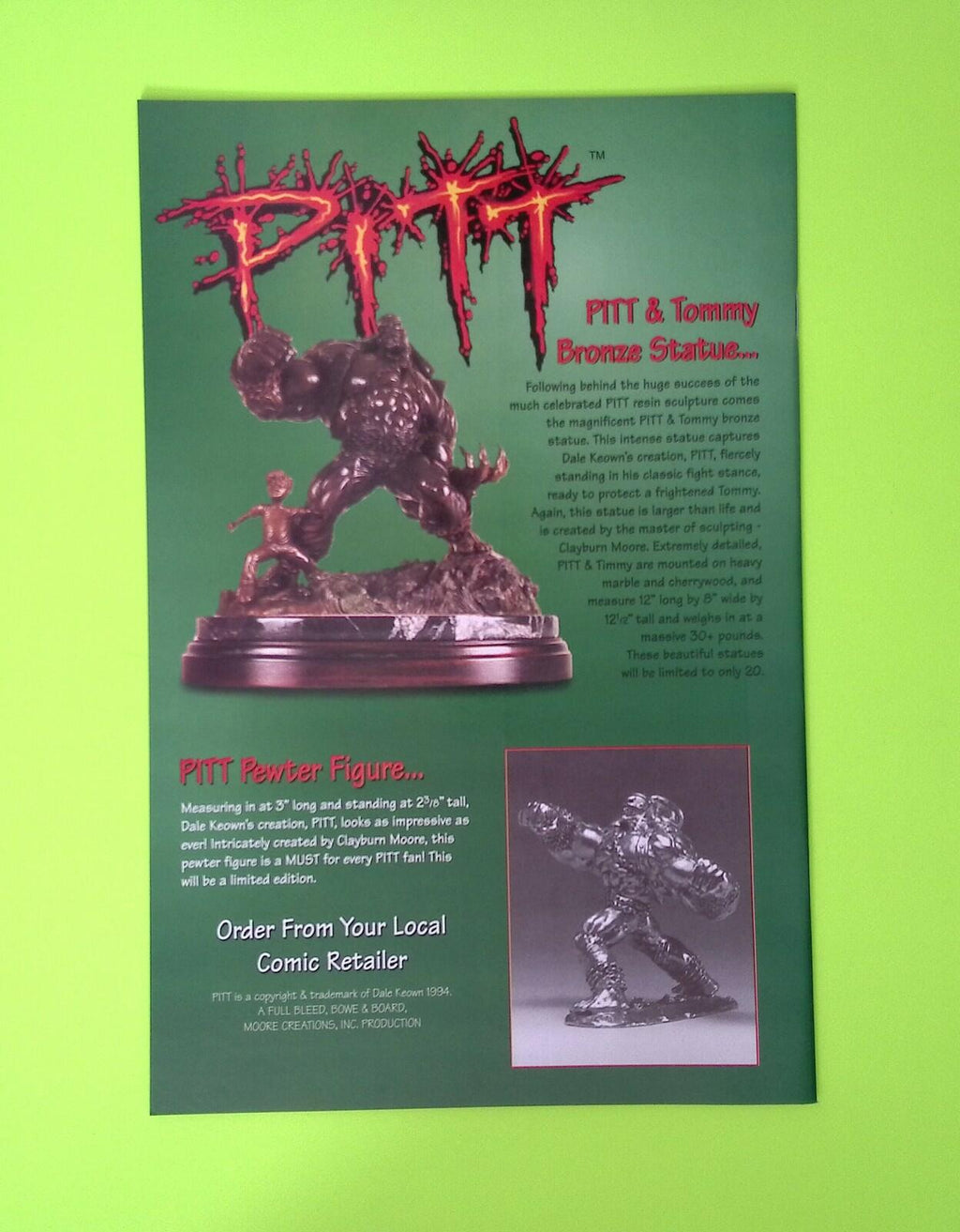 Pitt #7 1994 Image Comics 8.0 Comic Book W217-39