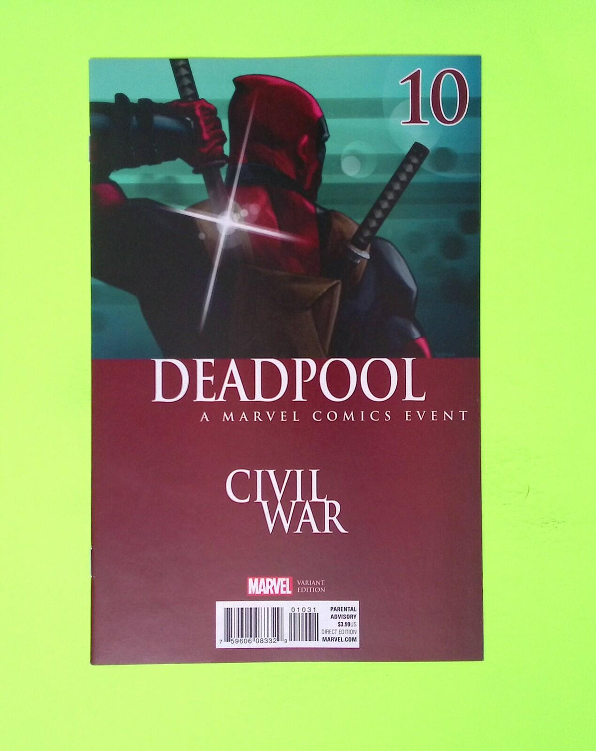 Deadpool #10c Vol. 6 2016 Marvel Comics Variant High Grade Comic Book X250-275