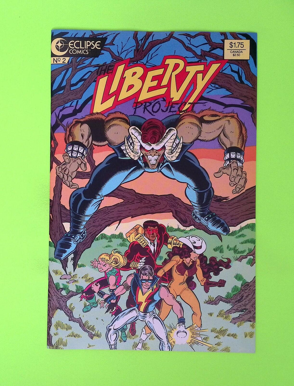 The Liberty Project #2 1987 Eclipse Comics High Grade Comic Book X12-175