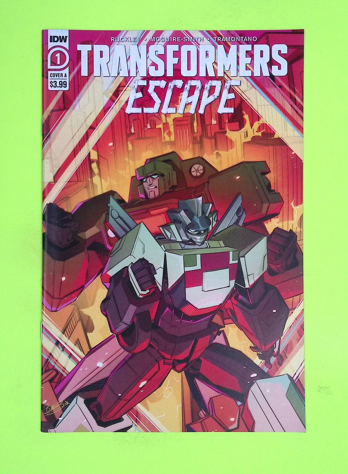 Transformers Escape #1 2020 IDW Publishing High Grade Comic Book J36-19
