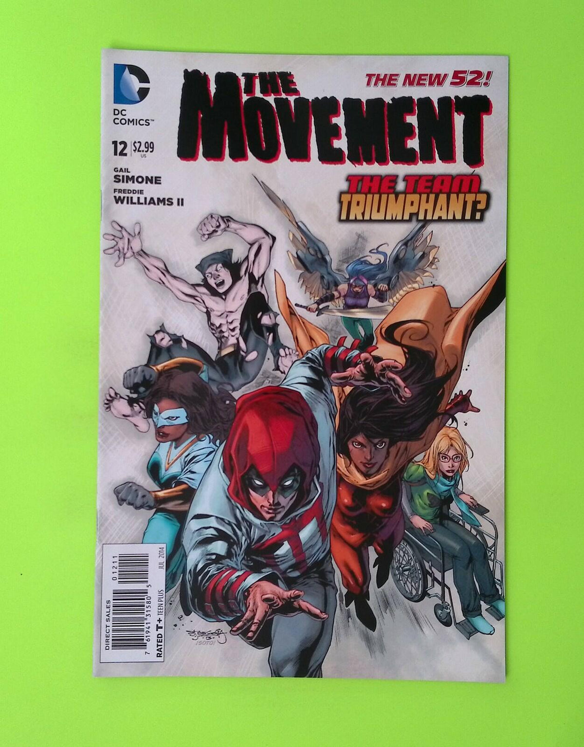 The Movement #12 2014 DC Comics High Grade Comic Book P46-5