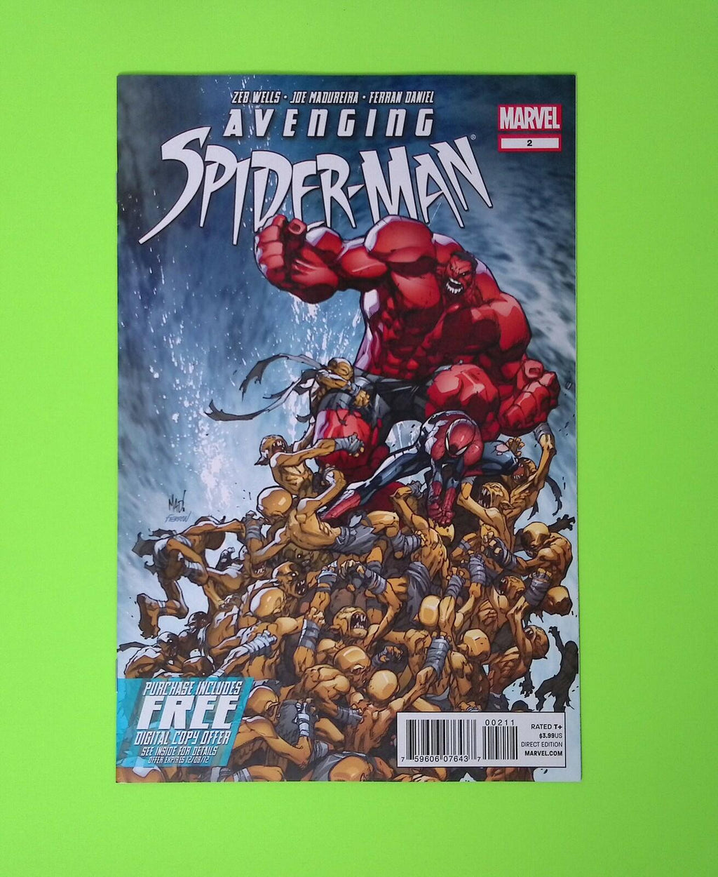 Avenging Spider-Man #2 2012 Marvel Comics High Grade Comic Book W317-138