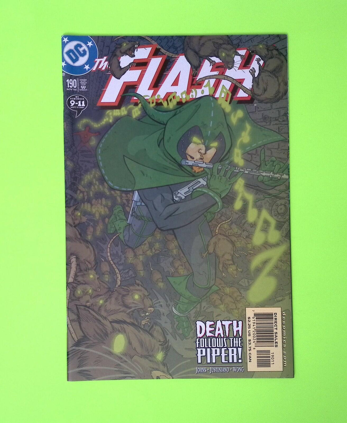 Flash #190 Vol. 2 2002 DC Comics High Grade Comic Book X252-209