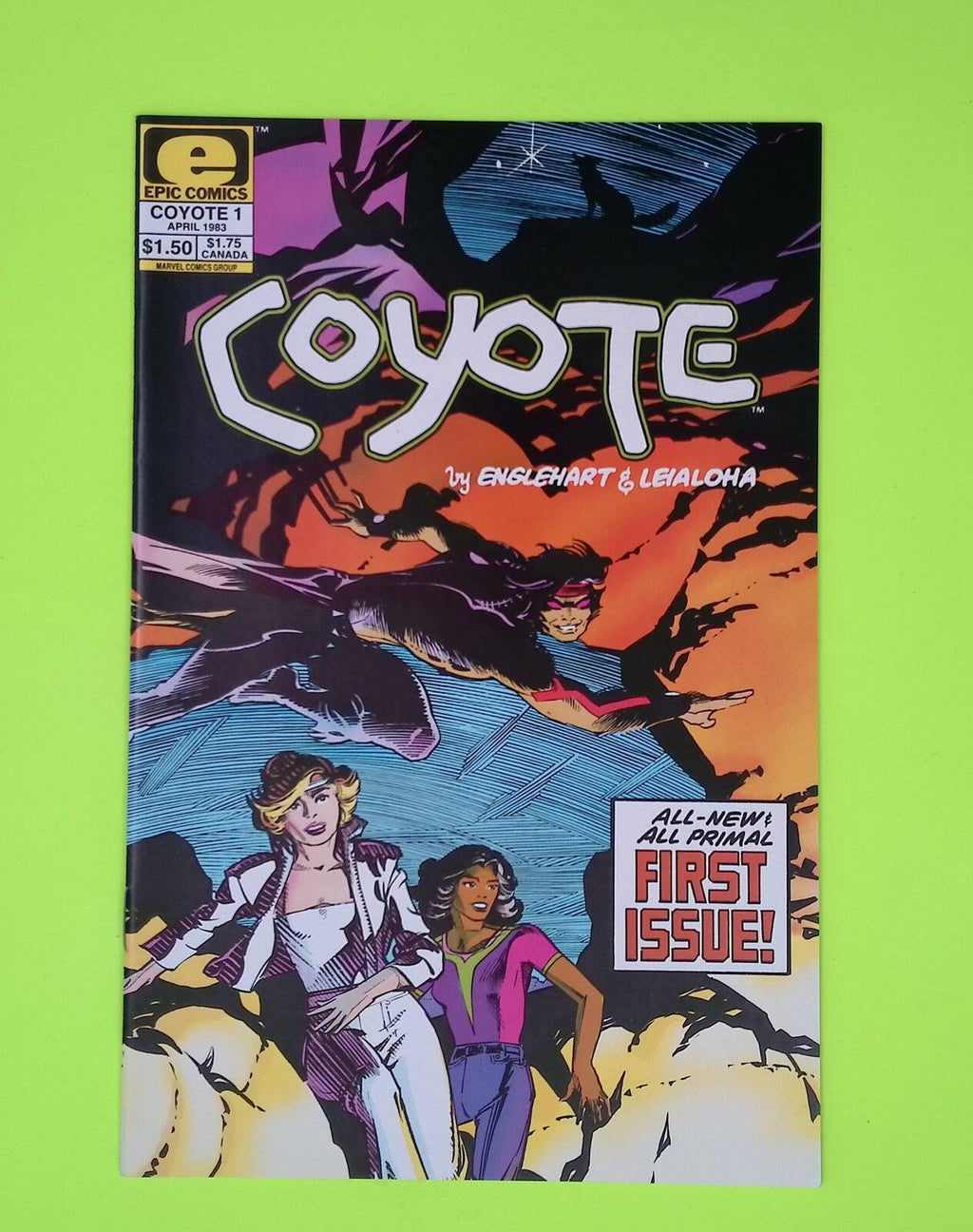Coyote #1 1983 Epic Comics High Grade Comic Book A84-176