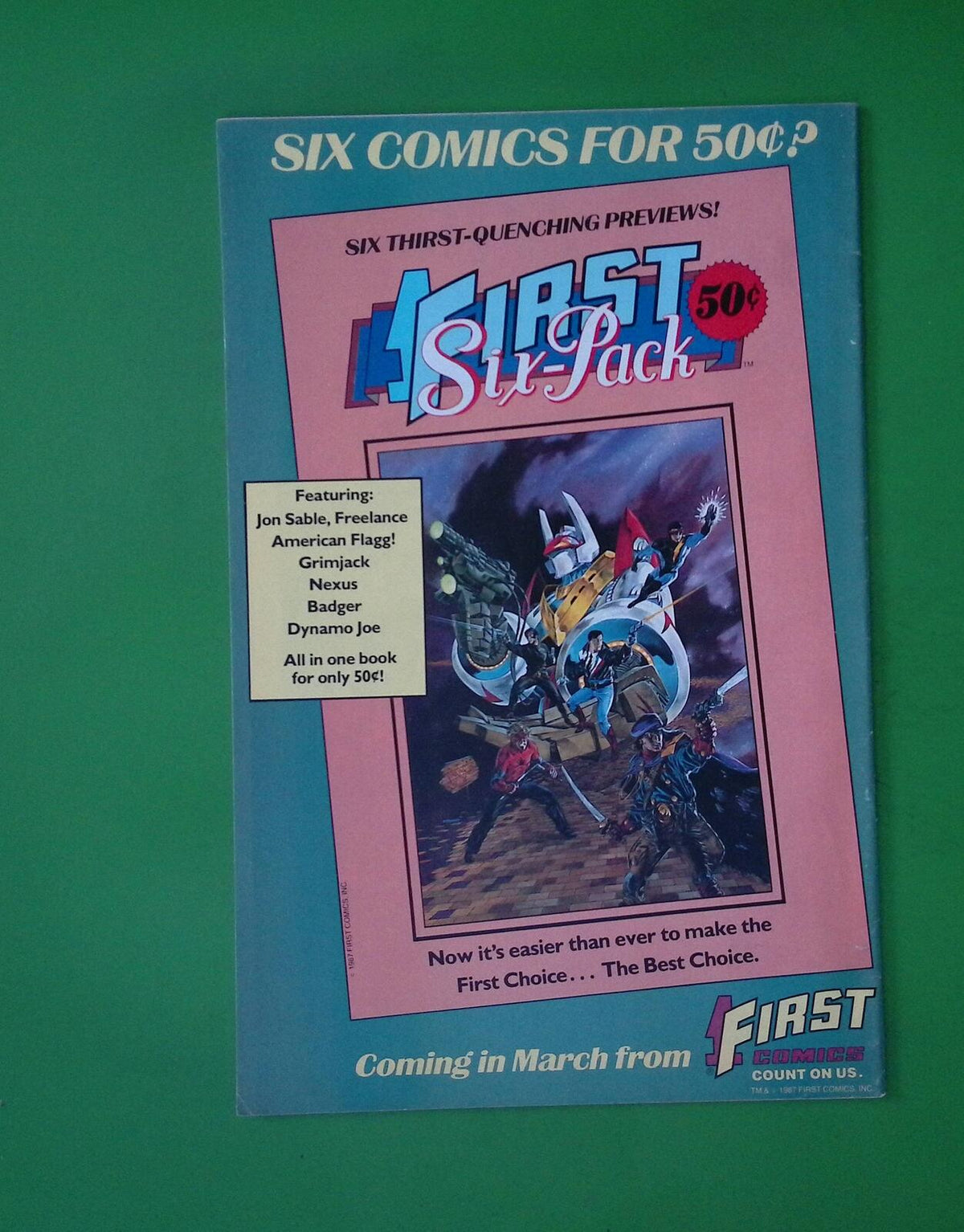 Shatter #9 1987 First Comics Mid Grade Comic Book H89-234