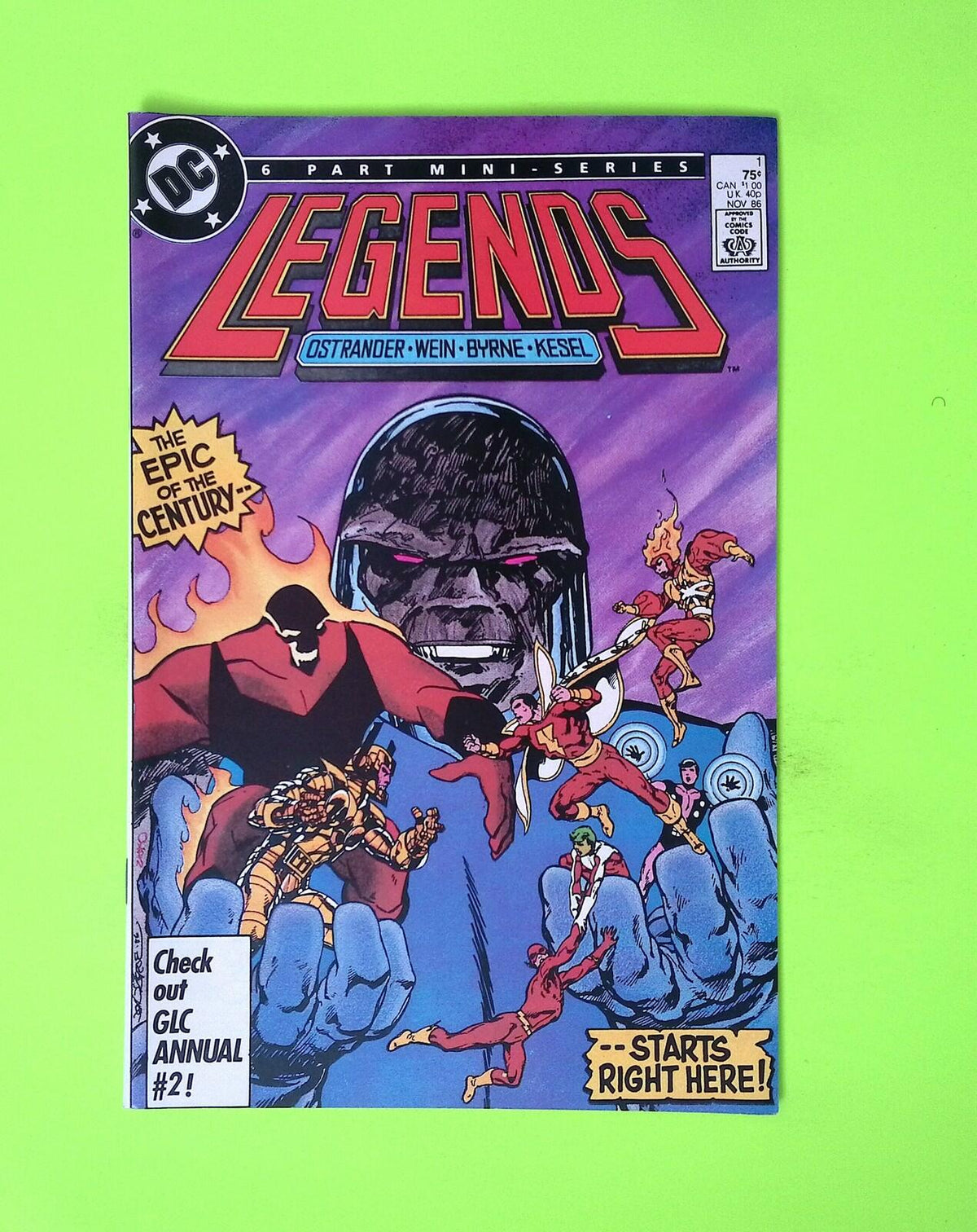 Legends #1 1986 DC Comics 1st App High Grade Comic Book Q101-148