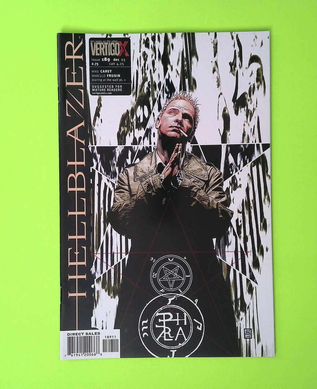 Hellblazer #189 Vol. 1 2003 Vertigo High Grade Comic Book Q35-174