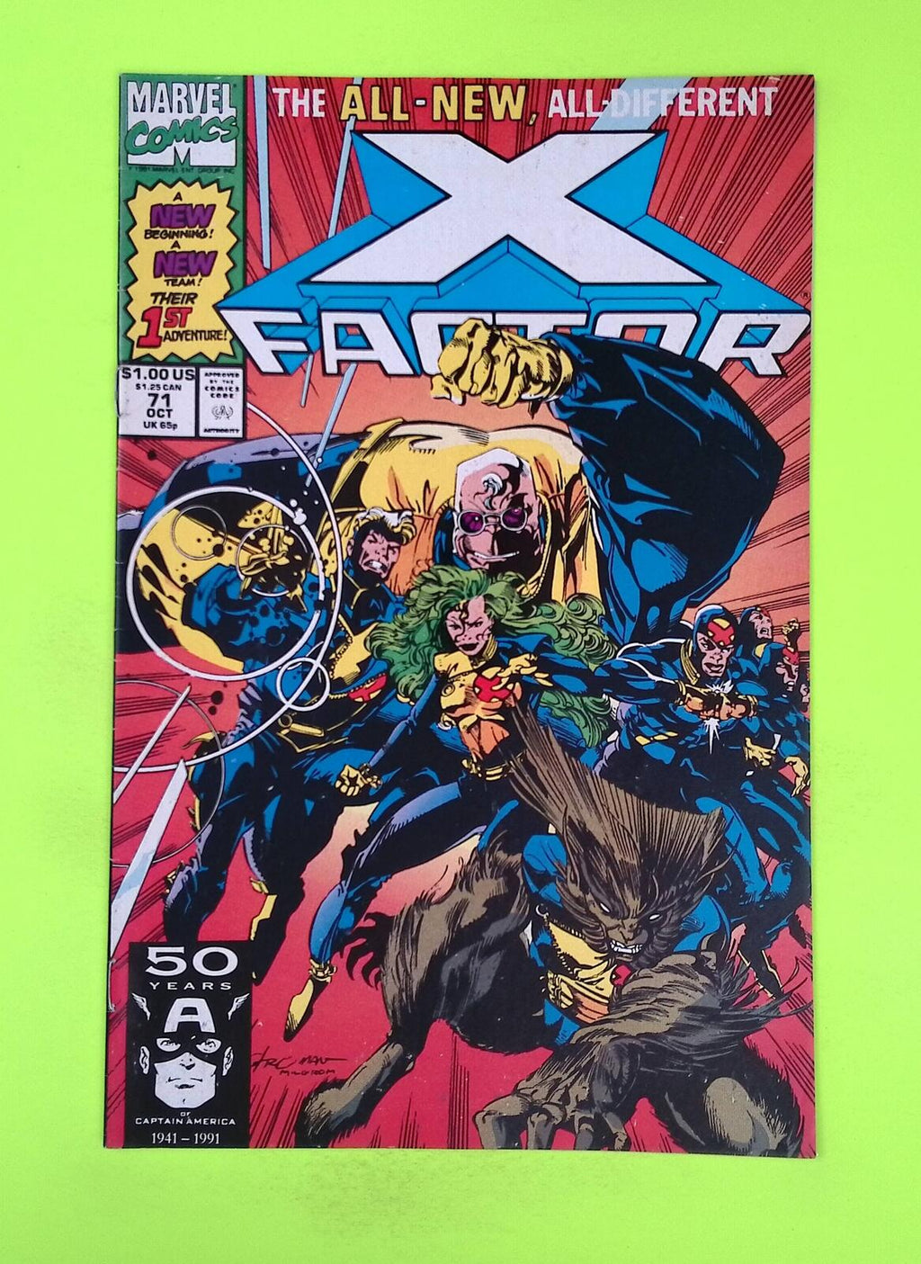 X-Factor #71 Vol. 1 1991 Marvel Comics Mid Grade Comic Book A18-259