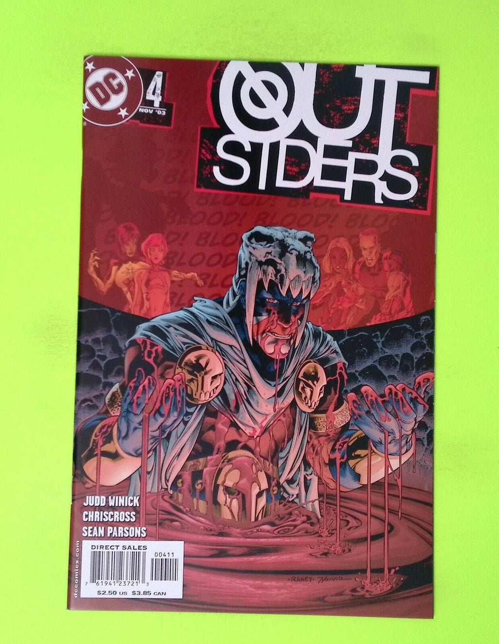 Outsiders #4 Vol. 3 2003 DC Comics 7.0 Comic Book Q9-104