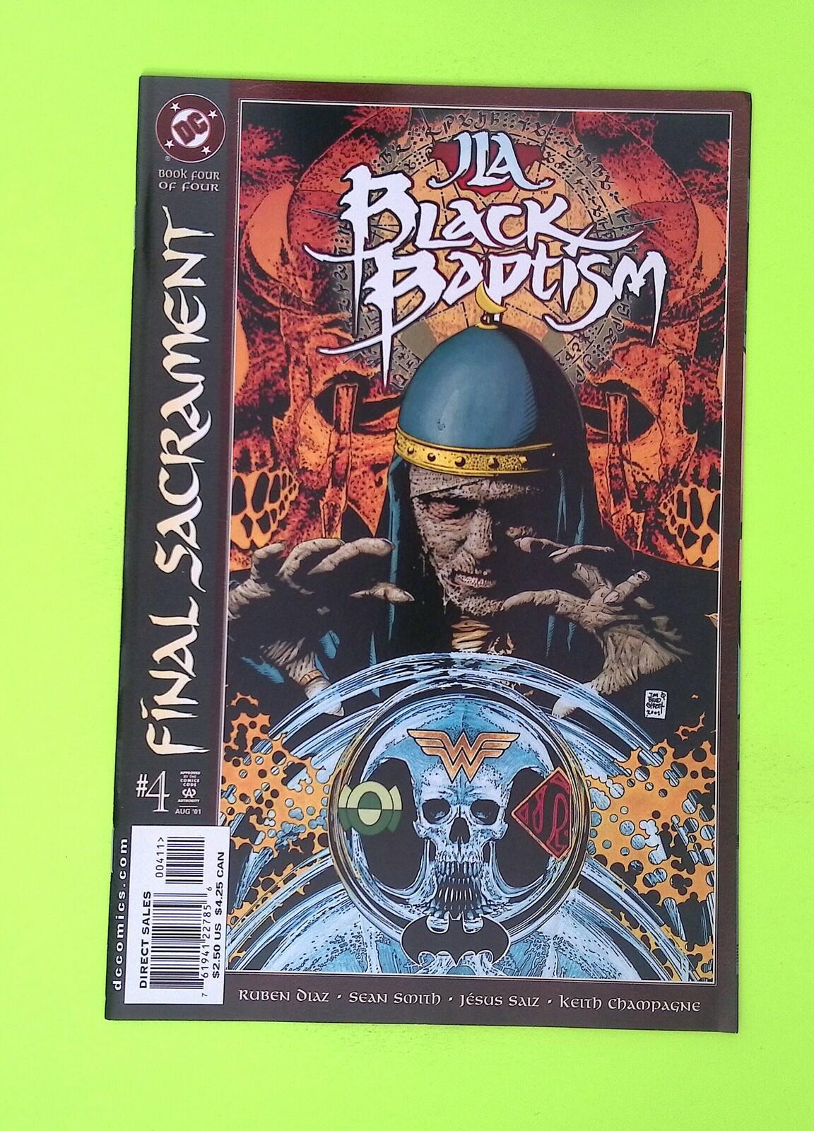 JLA Black Baptism #4 2001 DC Comics High Grade Comic Book W48-50