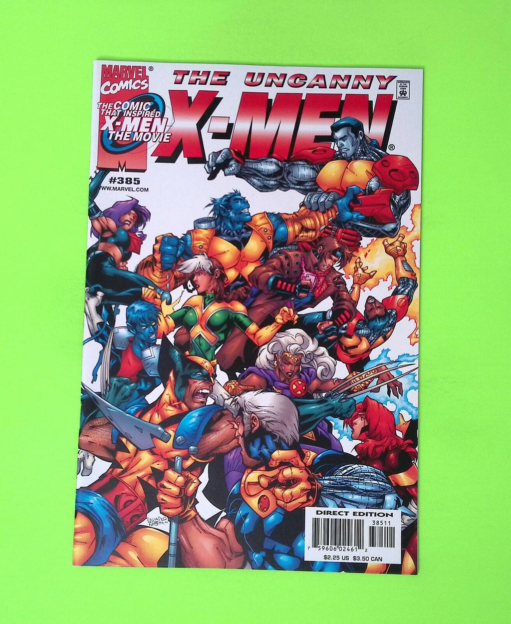 Uncanny X-Men #385 Vol. 1 2000 Marvel Comics High Grade Comic Book B35-80