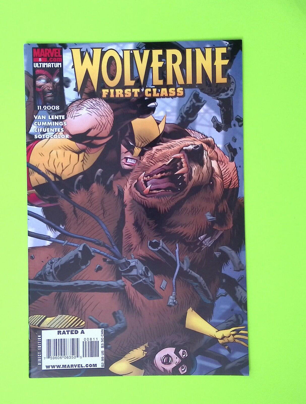 Wolverine First Class #8 2008 Marvel Comics 8.0 Comic Book X111-269