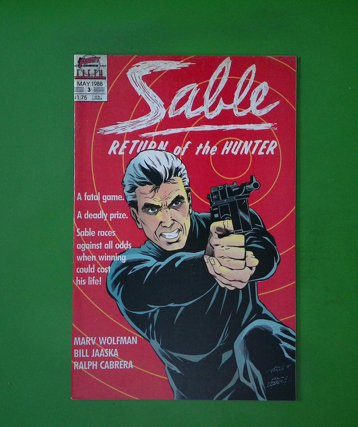 Sable #3 1988 First Comics Mid Grade Comic Book H85-223