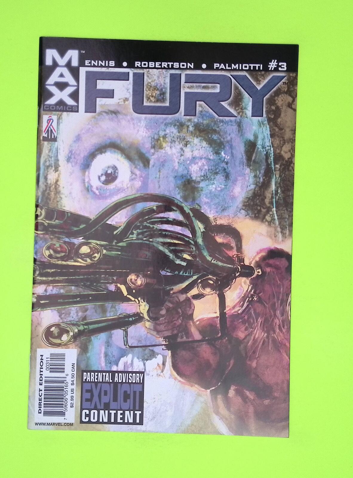 Fury #3 2002 MAX Comics High Grade Comic Book K46-208
