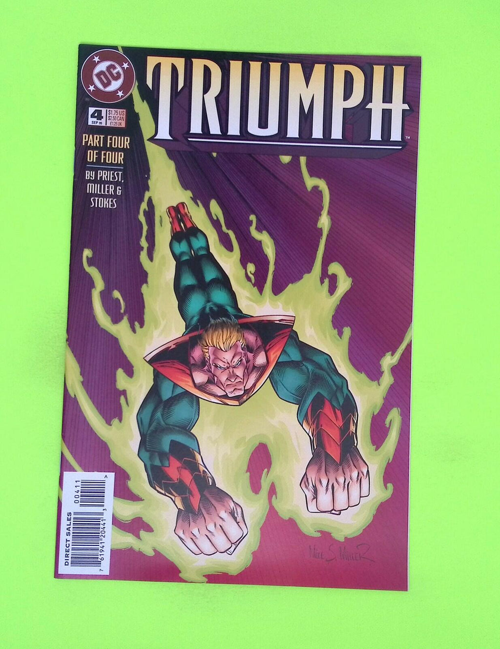 Triumph #4 1995 DC Comics High Grade Comic Book W95-80