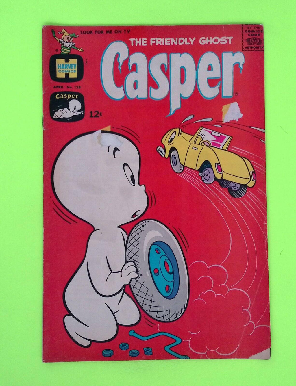 Friendly Ghost Casper #128 1969 Harvey Publications Low Grade Comic Book M71-112