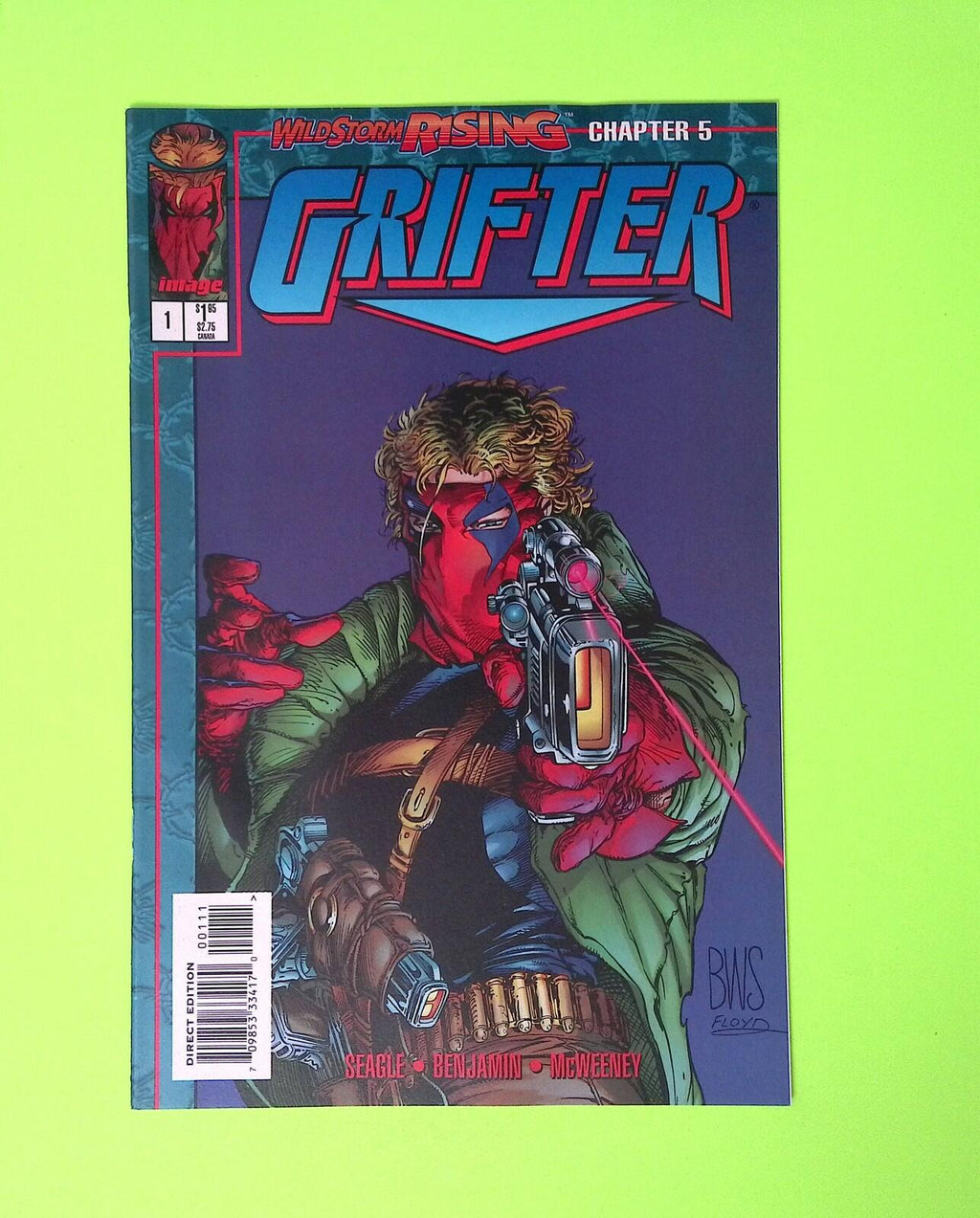 Grifter #1b Vol. 1 1995 Image Comics Variant High Grade Comic Book X227-91