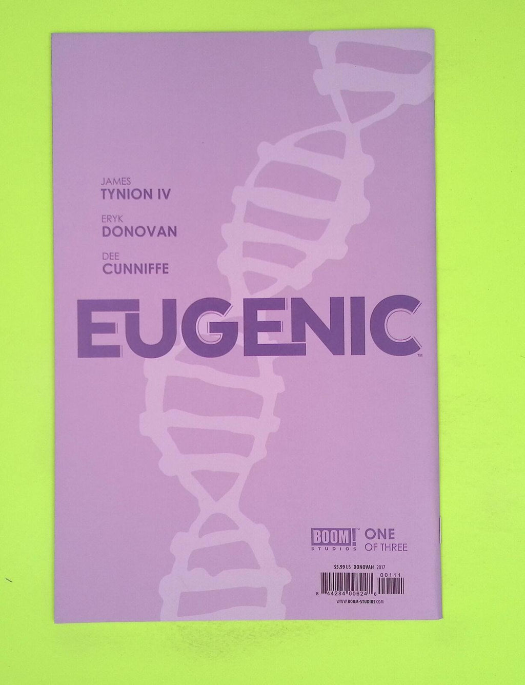 Eugenic #1 2017 BOOM! Studios High Grade Comic Book A95-54