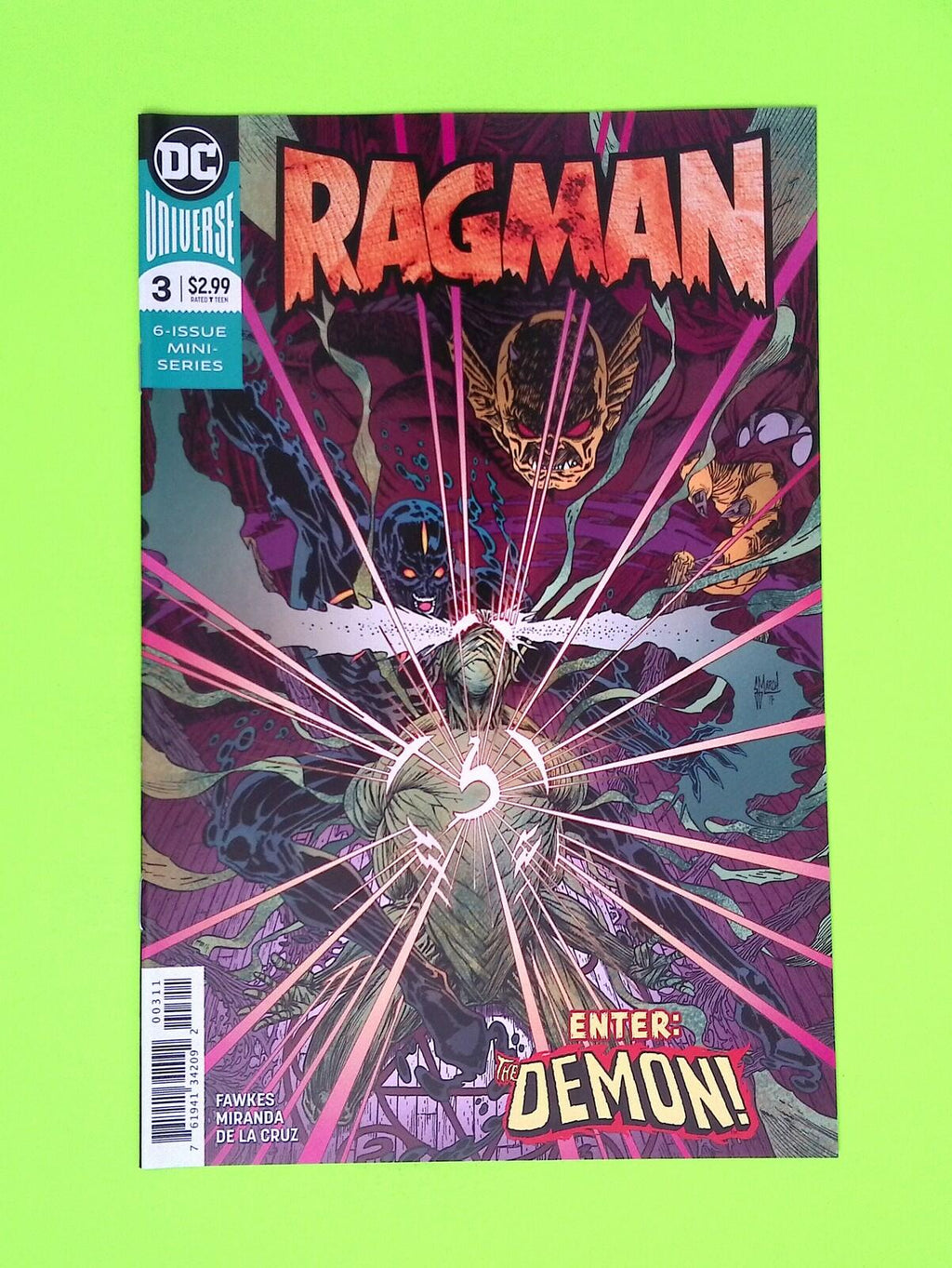 Ragman #3 Vol. 3 2018 DC Comics High Grade Comic Book W198-53