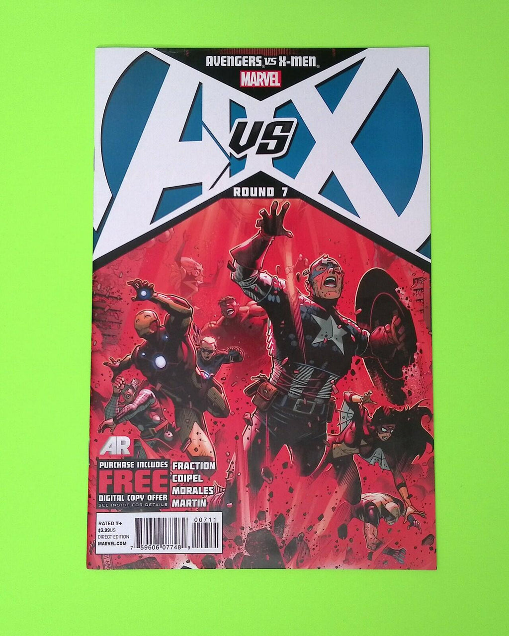Avengers vs. X-Men #7 2012 Marvel Comics High Grade Comic Book B39-110