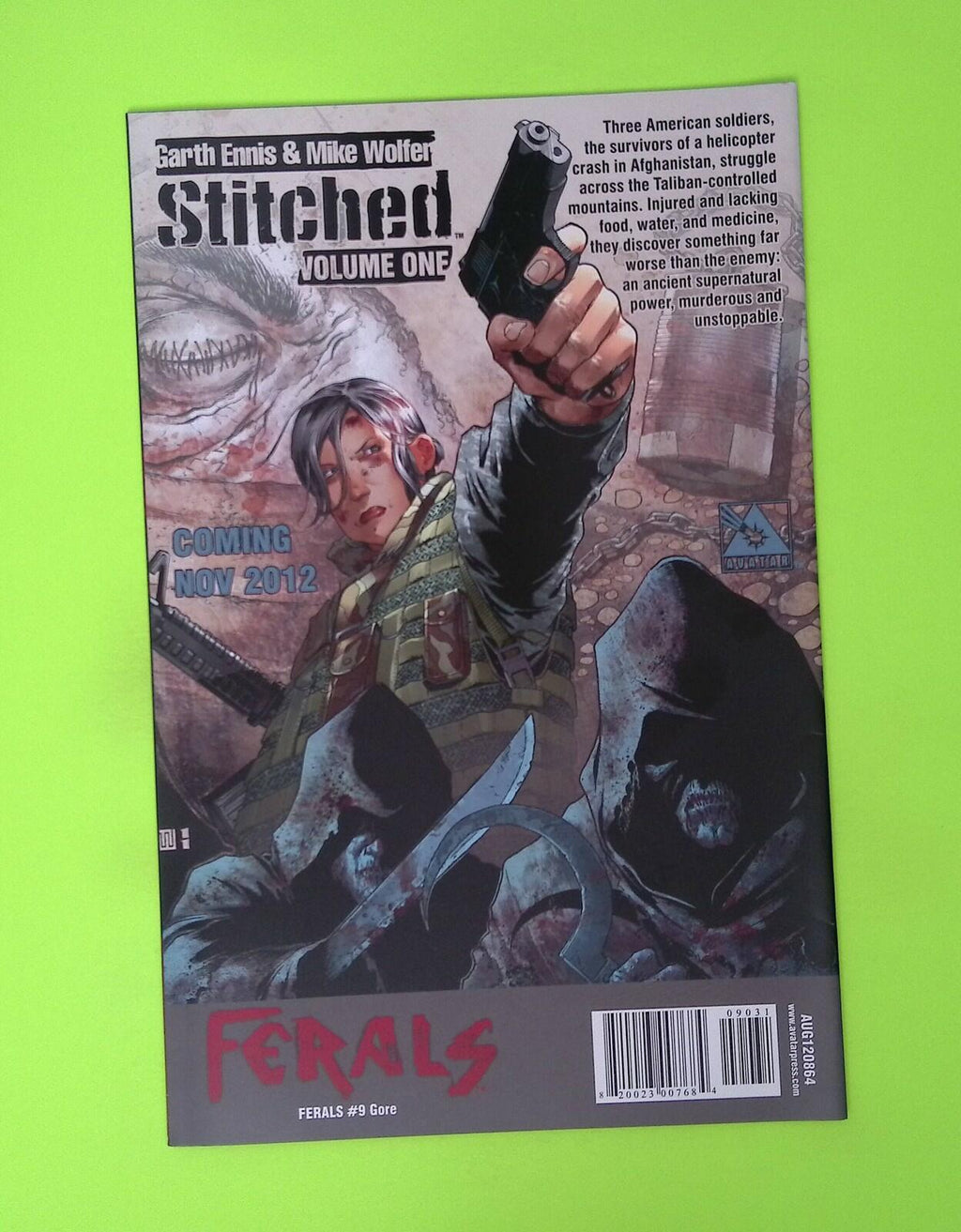 Ferals #9c 2012 Avatar Press Variant 8.0 Comic Book W220-171