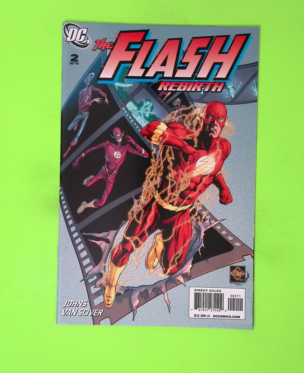 Flash Rebirth #2 2009 DC Comics 1st App High Grade Comic Book B52-104