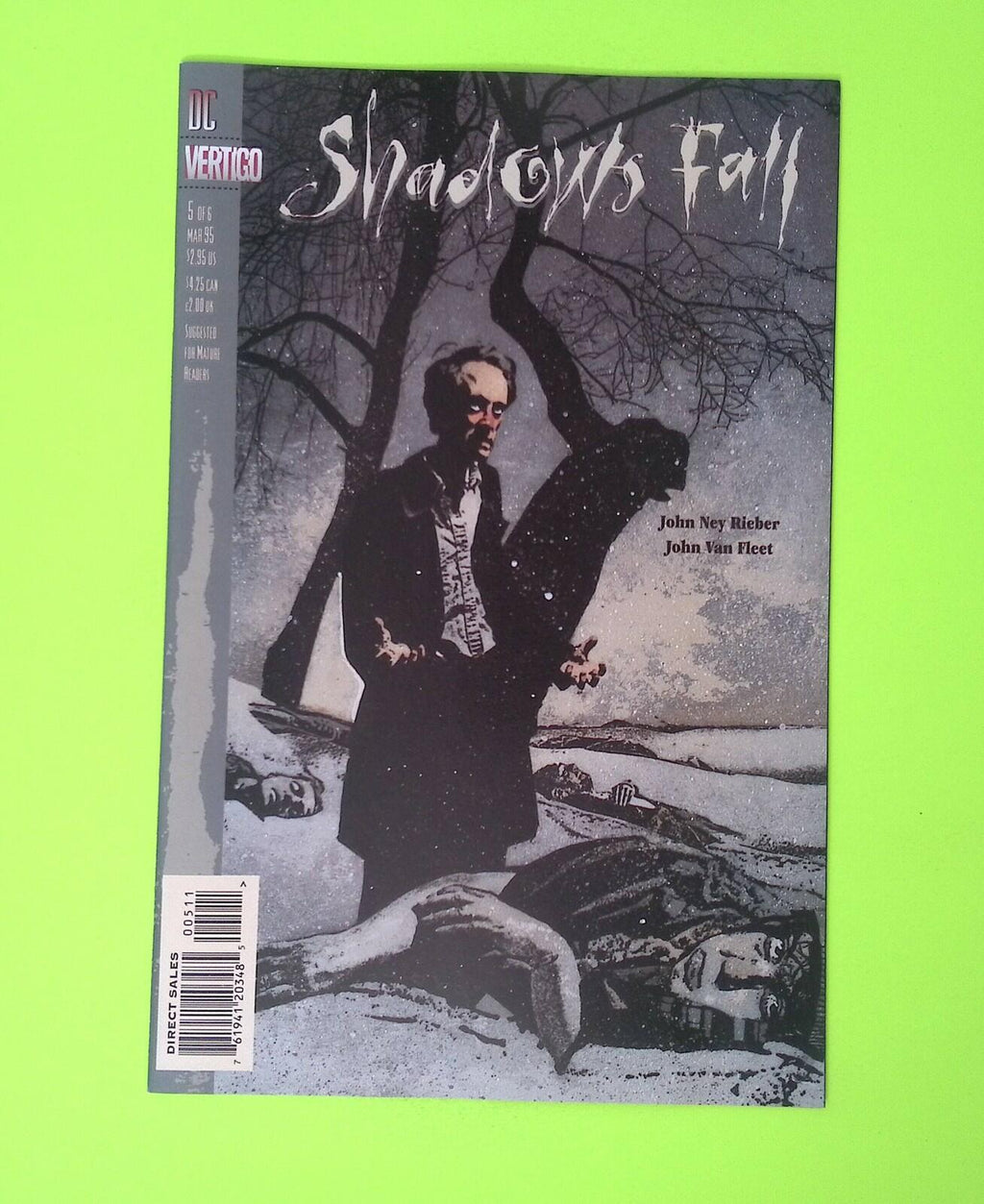 Shadows Fall #5 1995 Vertigo High Grade Comic Book W51-86