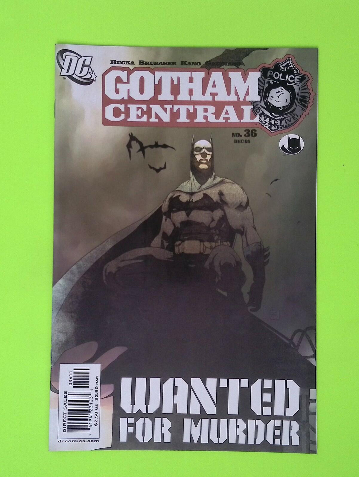 Gotham Central #36 2005 DC Comics High Grade Comic Book W241-166