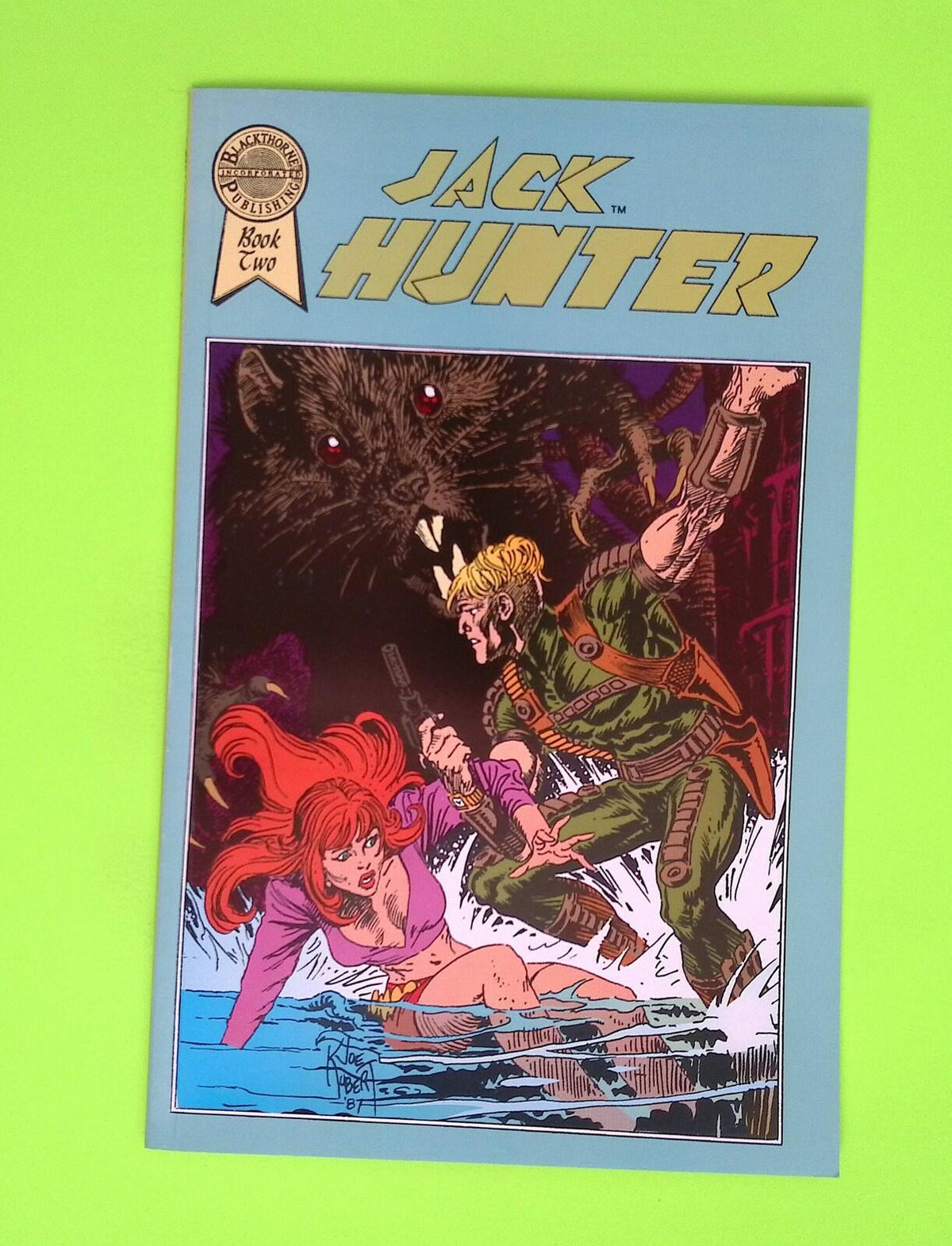 Jack Hunter #2 1987 Blackthorne Publishing 7.0 Comic Book W227-92