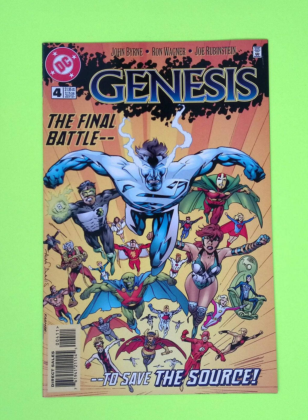 Genesis #4 1997 DC Comics High Grade Comic Book M76-53