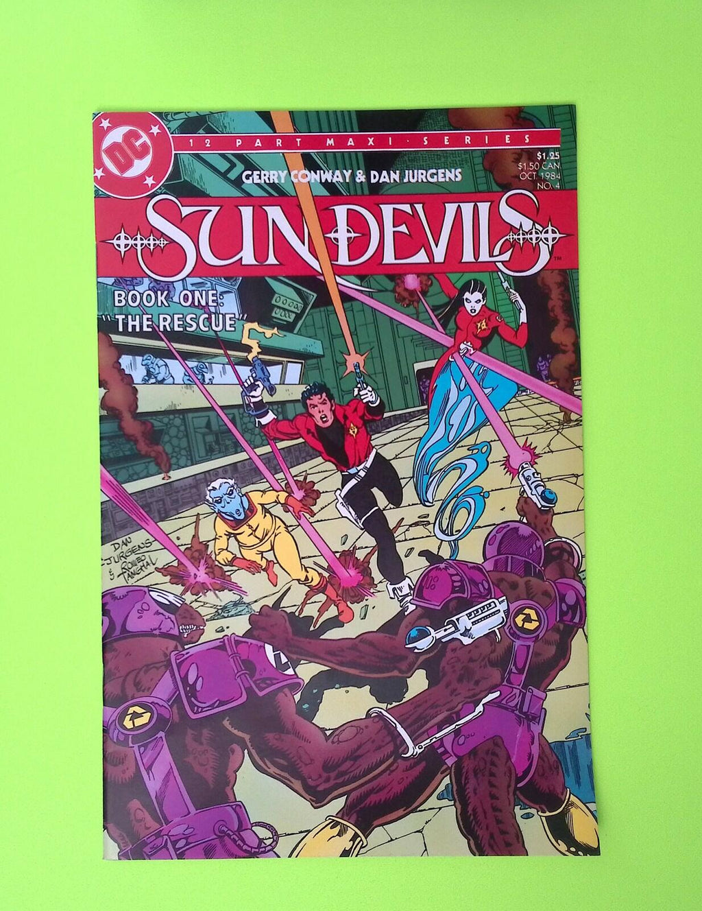 Sun Devils #4 1984 DC Comics 8.0 Comic Book X35-39