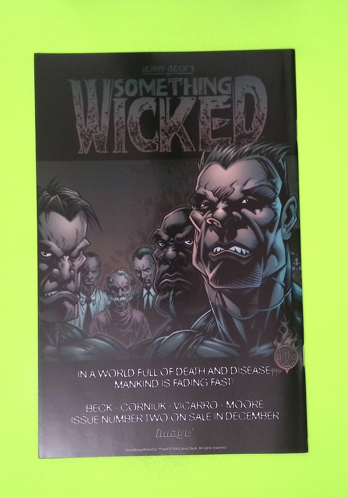 Something Wicked #1 2003 Image Comics High Grade Comic Book W18-156