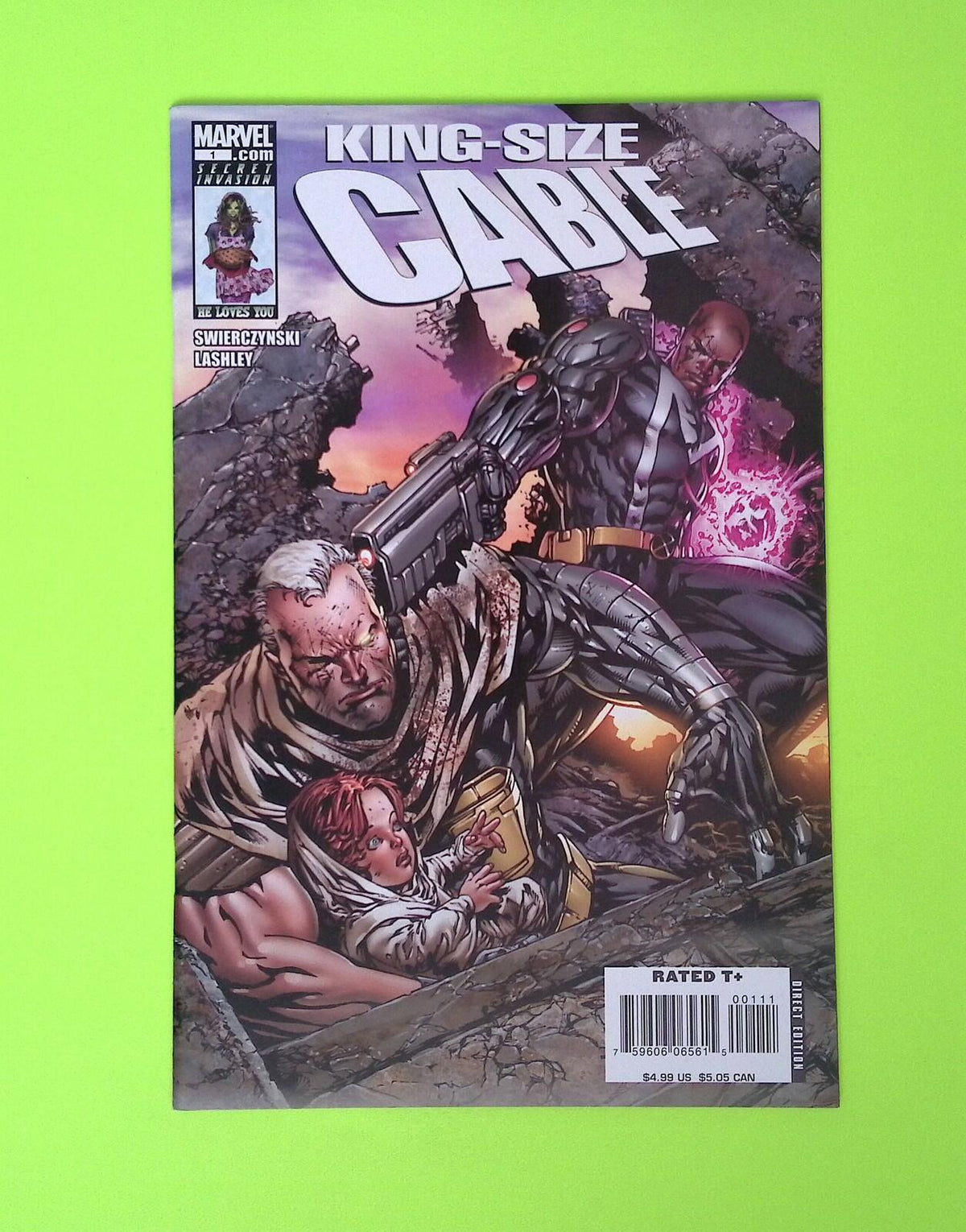 Cable #1 Vol. 2 2008 Marvel Comics King Size Higher Grade Comic Book X291-249