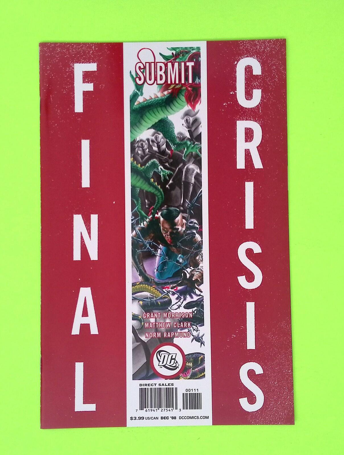 Final Crisis Submit #1 One-Shot 2008 DC Comics High Grade Comic Book R23-237
