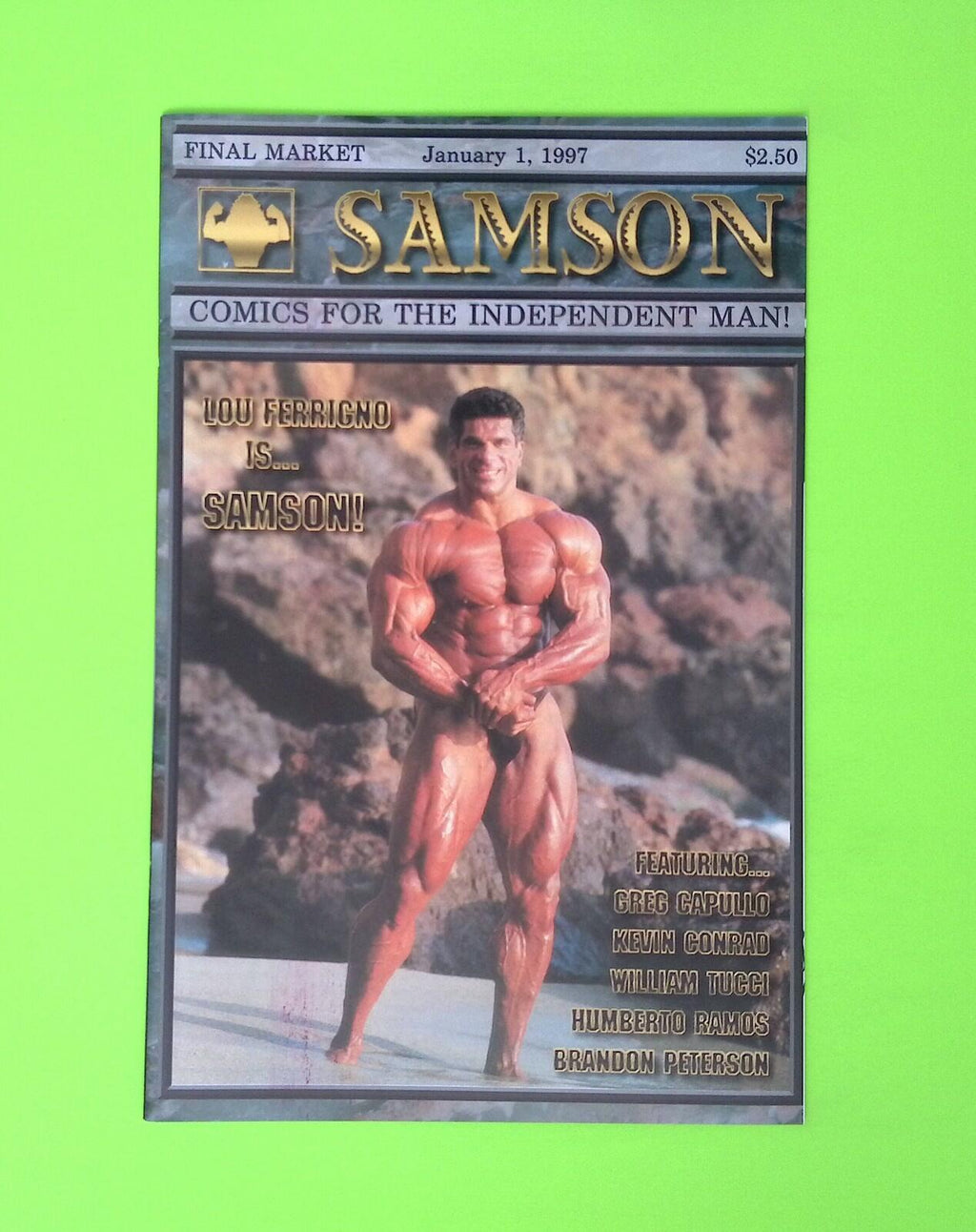 Samson #1 One-Shot 1997 Caliber Comics High Grade Comic Book B83-266