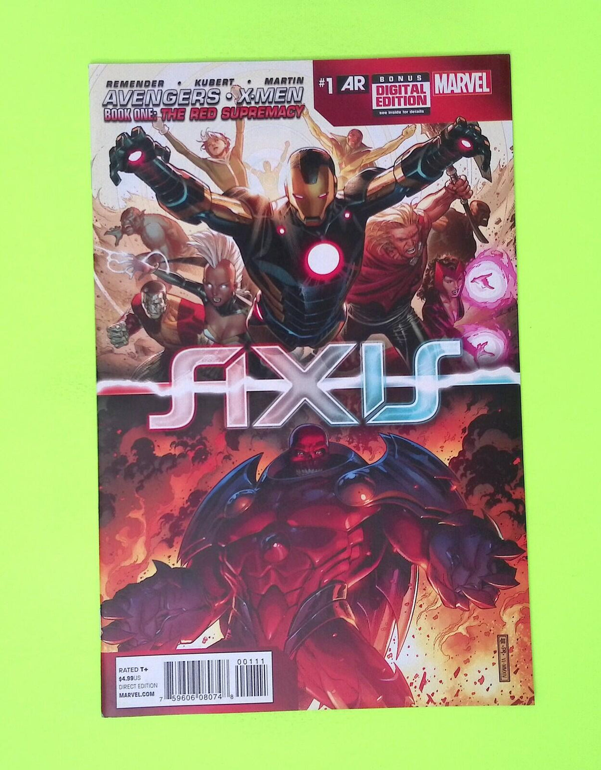 Avengers & X-Men Axis #1 2014 Marvel Comics 8.0 Comic Book W77-211