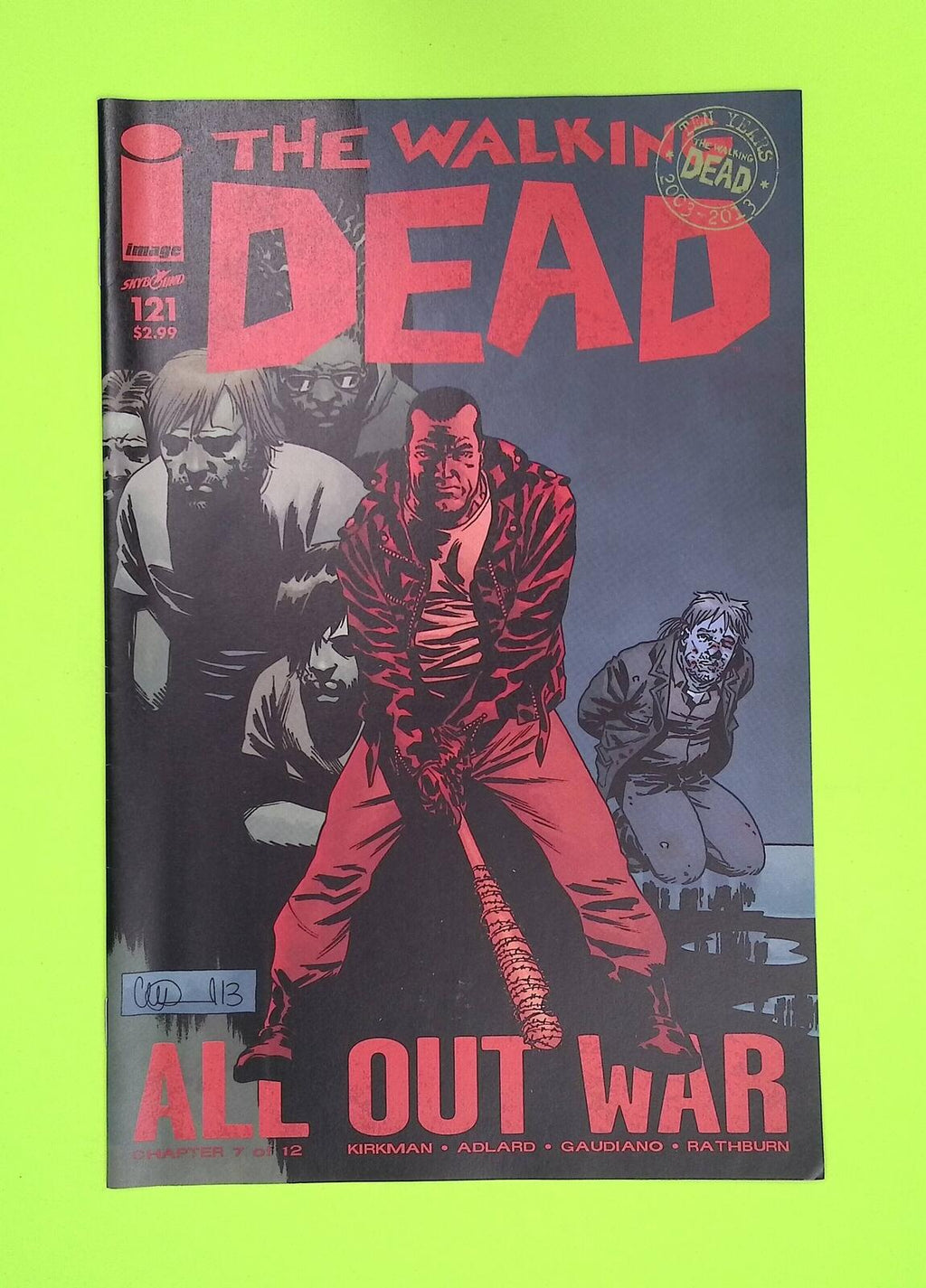 Walking Dead #121 2014 Image Comics Mid Grade Comic Book L79-219