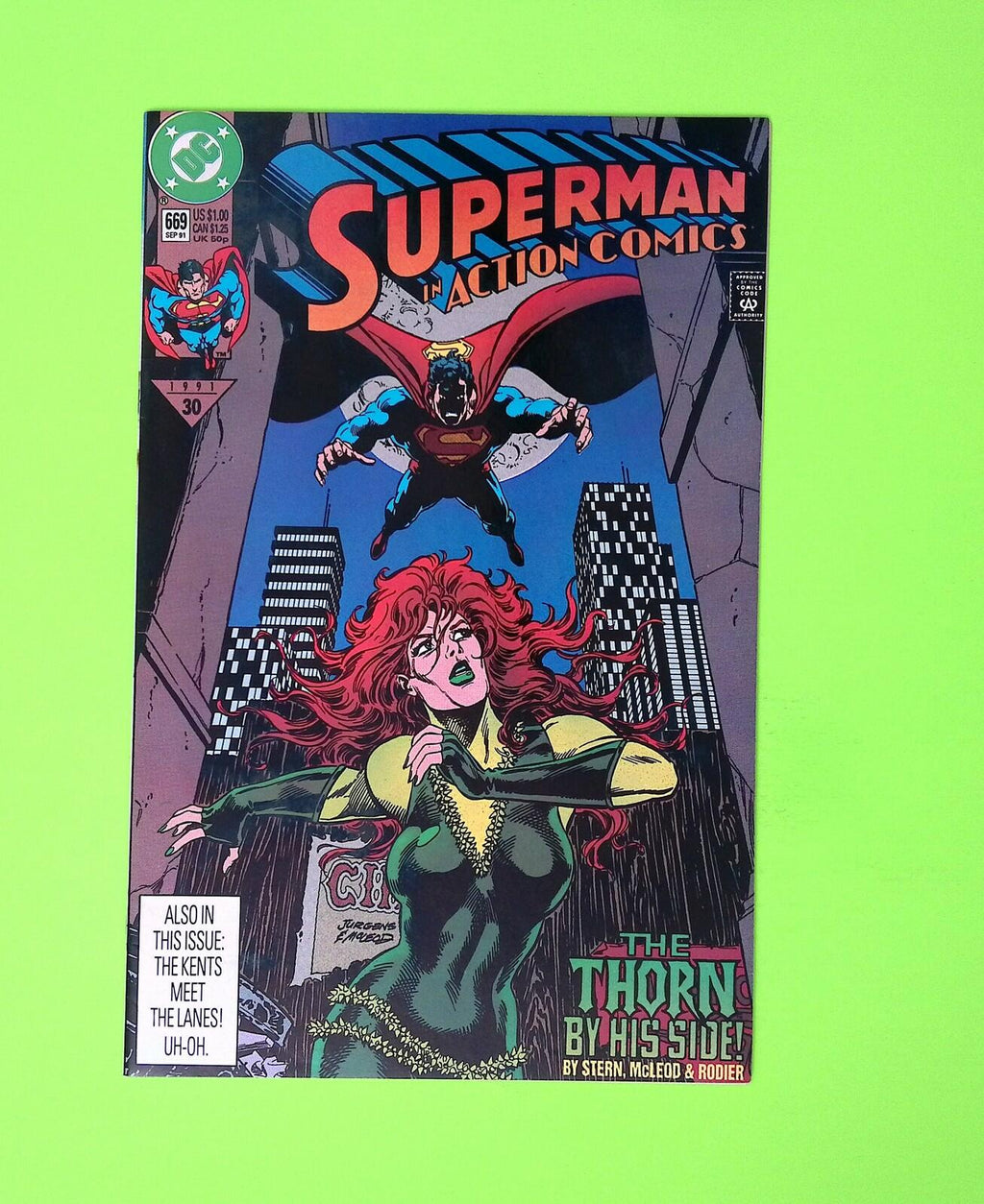 Action Comics #669 Vol. 1 1991 DC Comics Higher Grade Comic Book B80-92