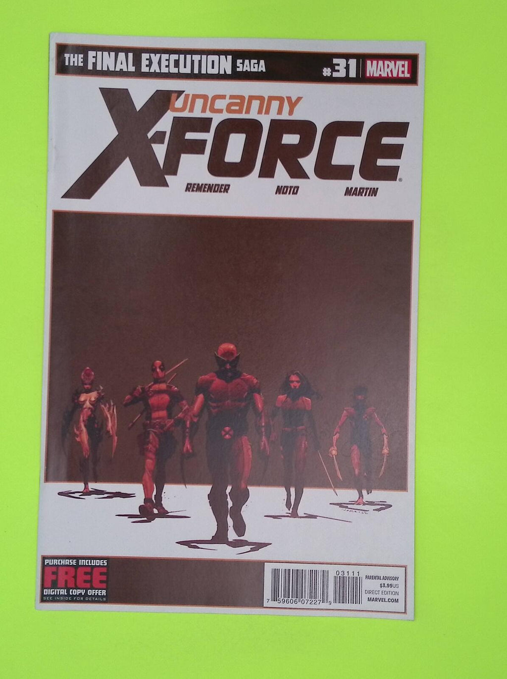 Uncanny X-Force #31 Vol. 1 2012 Marvel Comics Mid Grade Comic Book L71-249