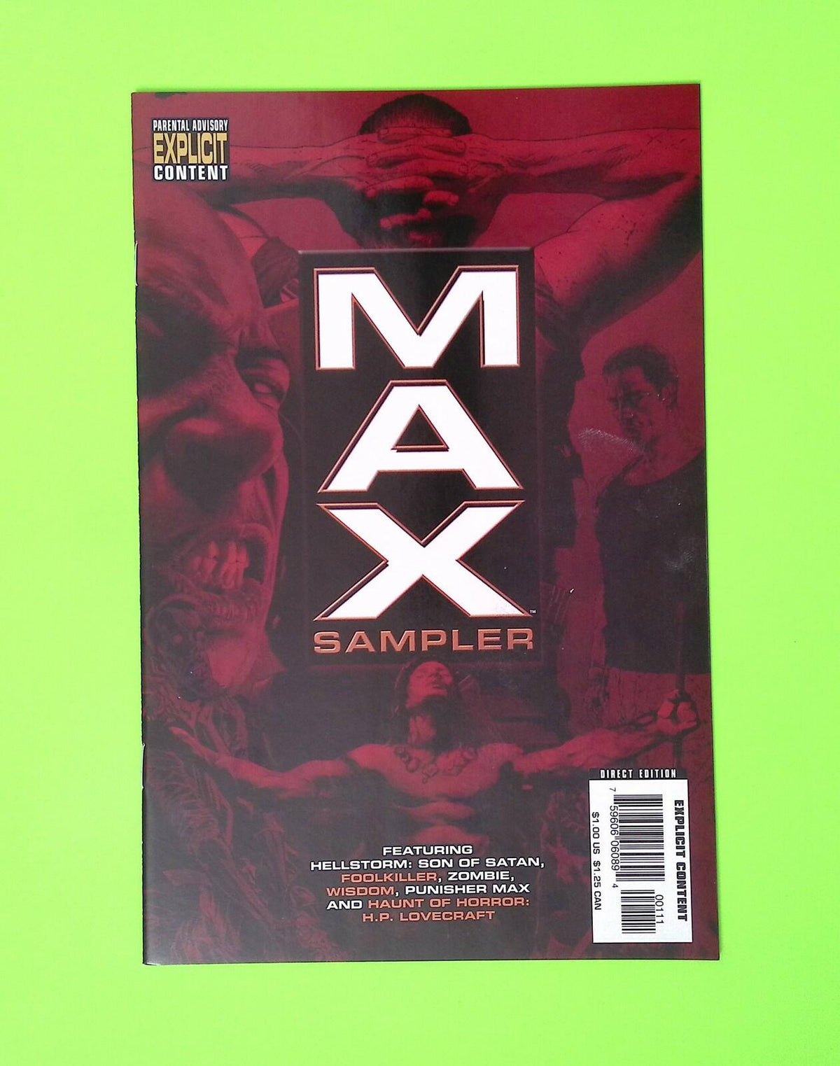 Max Sampler #1 2006 MAX Comics High Grade Comic Book B16-225