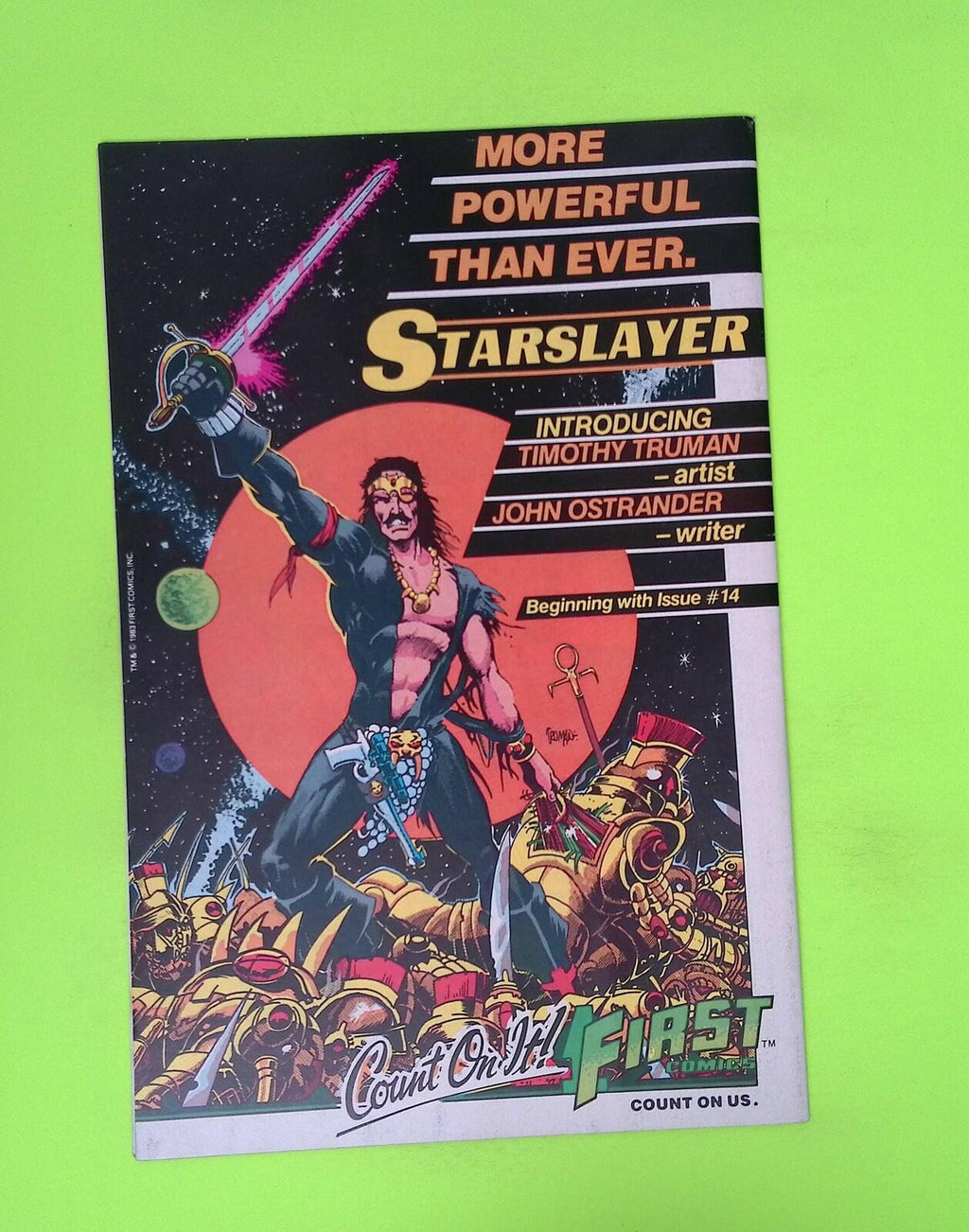 Starslayer #13 1984 First Comics 8.0 Comic Book W127-146