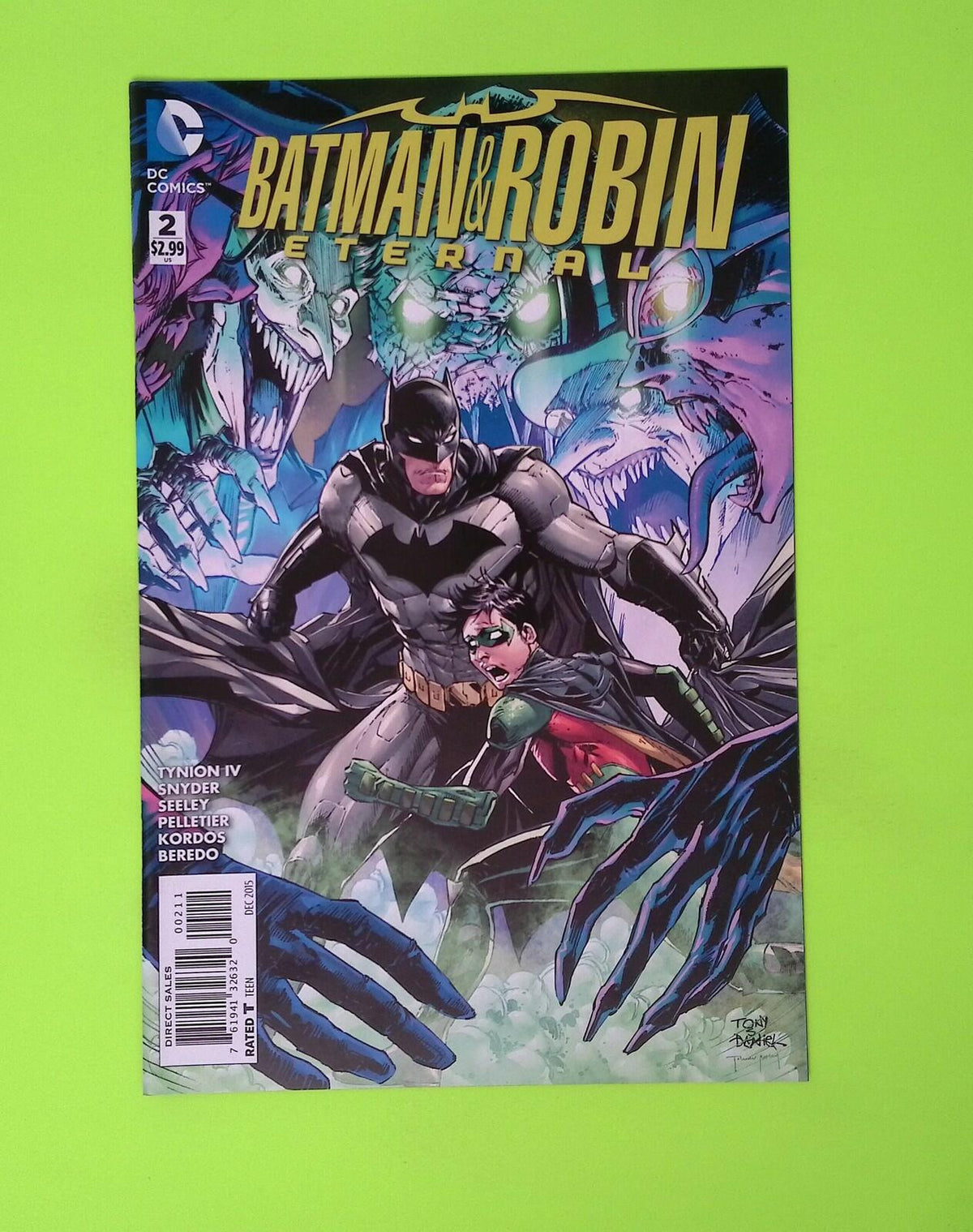 Batman & Robin Eternal #2 2015 DC Comics High Grade Comic Book X216-89