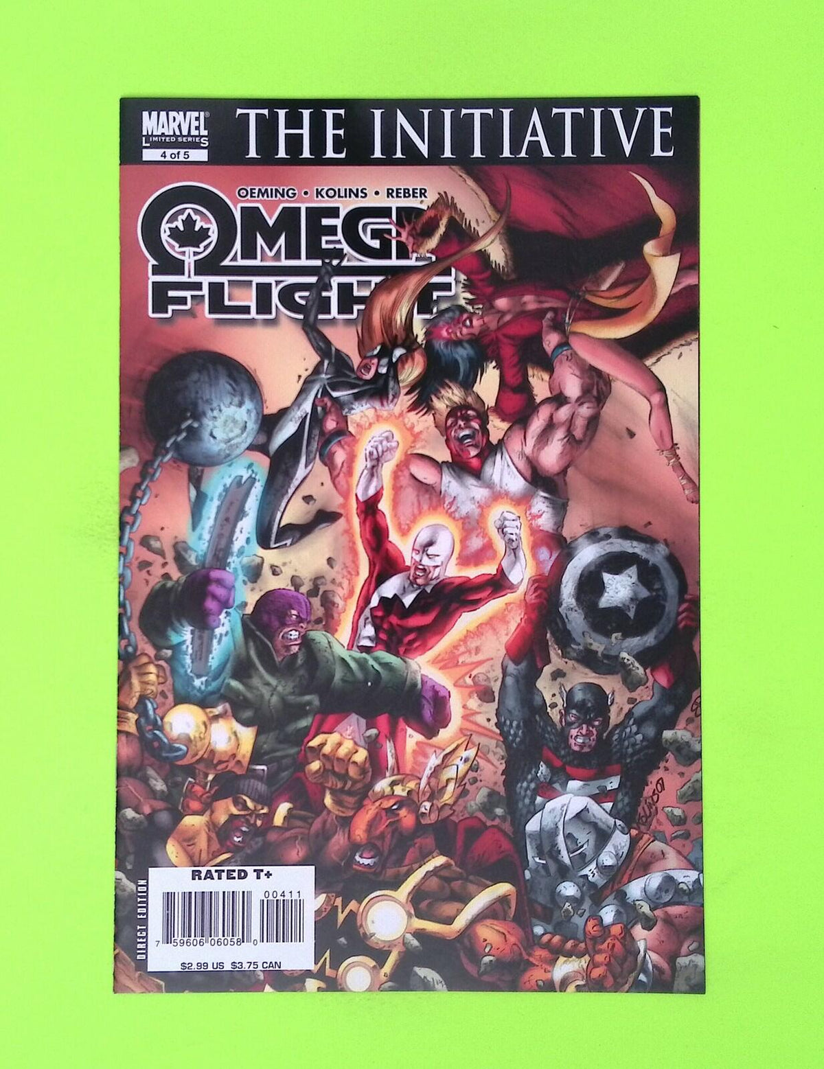 Omega Flight #4 2007 Marvel Comics 8.0 Comic Book W167-181